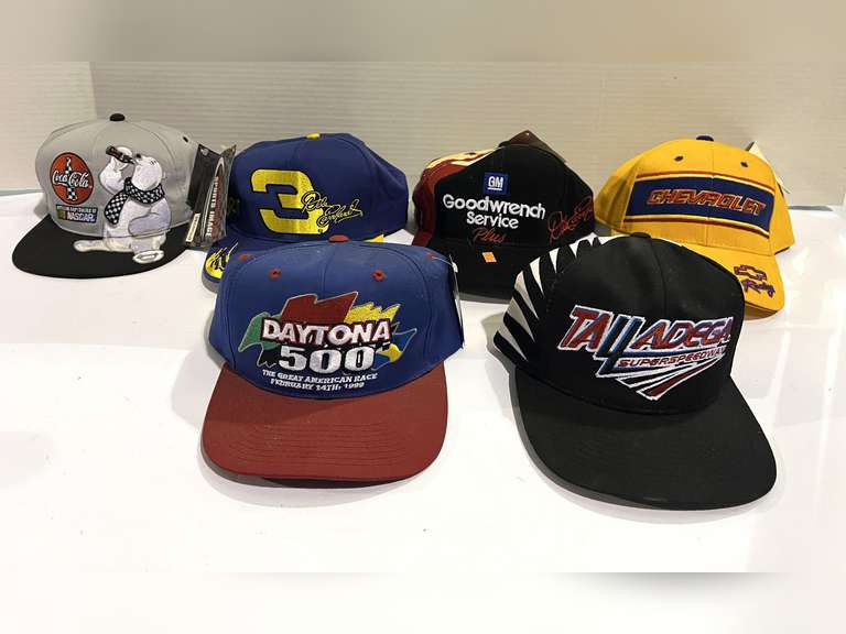 Assorted caps, six pieces, see pictures for details. image