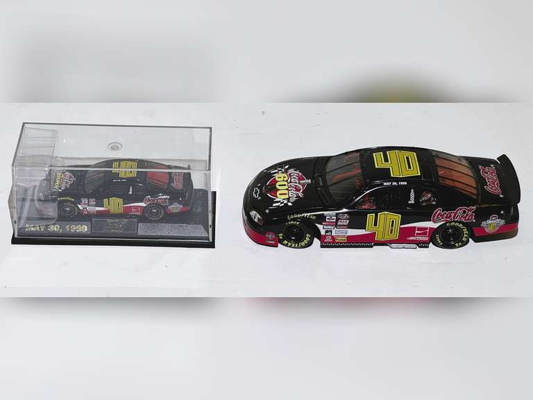 Coca-Cola 600 diecast replicas, two pieces, #40, see pictures for details. image