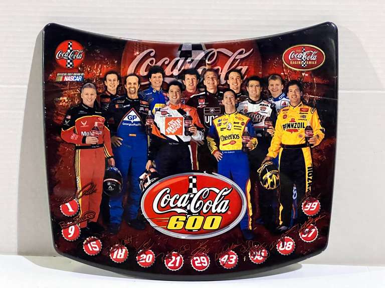 Coca-Cola 600 tribute series wall hanging, see pictures for details. image