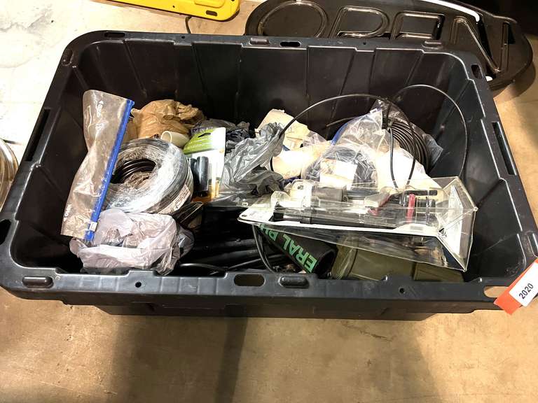 Assorted plumbing parts, vinyl tubing, and more. See pictures for details. image