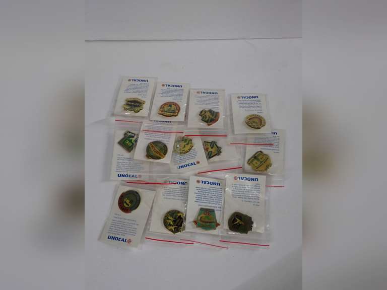 Collection of UNOCAL Dodgers Baseball Pins