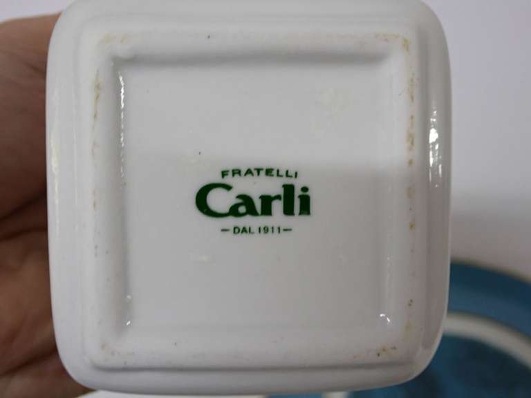 Ceramic Fratelli Carli Olive Oil Bottle, Collector's Plates & More