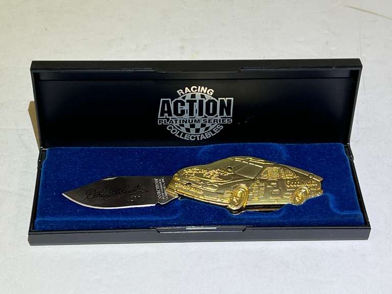 Dale Earnhardt, limited edition collectible pocket knife, with case, see pictures for details. image