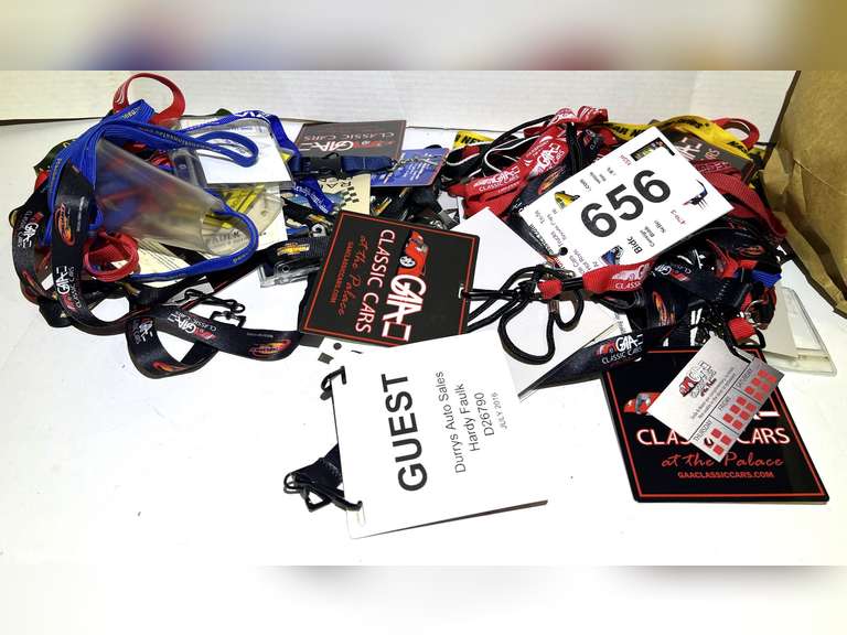 Large assortment of souvenir lanyards, see pictures for details. image