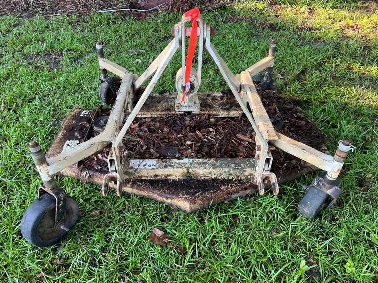 Back…Landpride 2560 finish mower, working condition unknown, see pictures for details. image