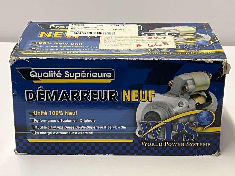 Used automotive starter, comes in original box, please inspect to make sure this fits your needs, see pictures for details. image