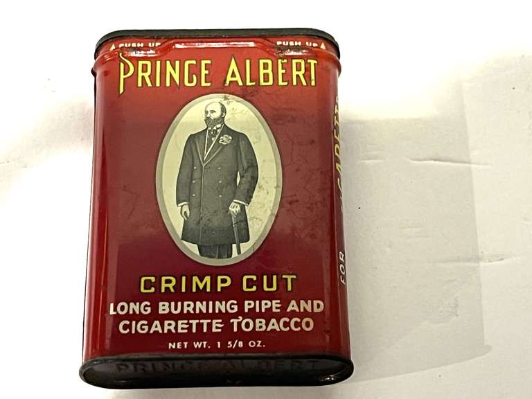 Vintage Prince Albert tobacco can, see pictures for details. image