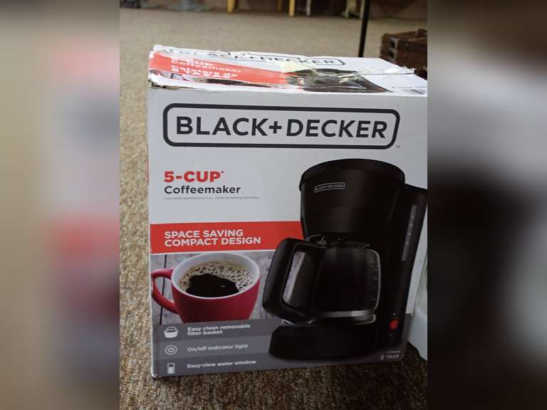 Black+Decker 5-Cup Coffeemaker & Sunbeam Racing #24 Coffee Maker