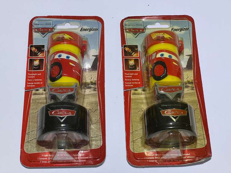 Disney Pixar Cars, “Shift n’ Gears” flashlights, still in original packaging, see pictures for details. image