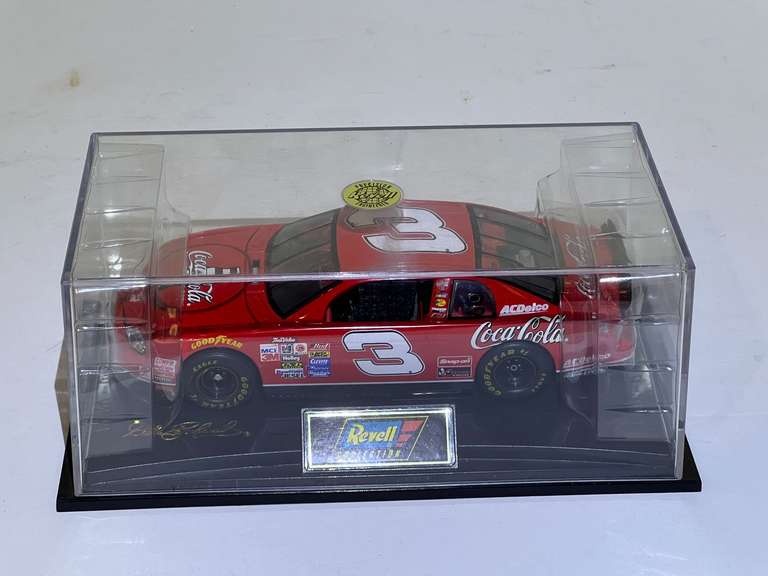 Dale Earnhardt Coca-Cola diecast stock car replica with display case, see pictures for details. image