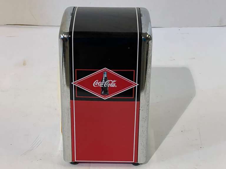 Coca-Cola napkin dispenser, see pictures for details. image