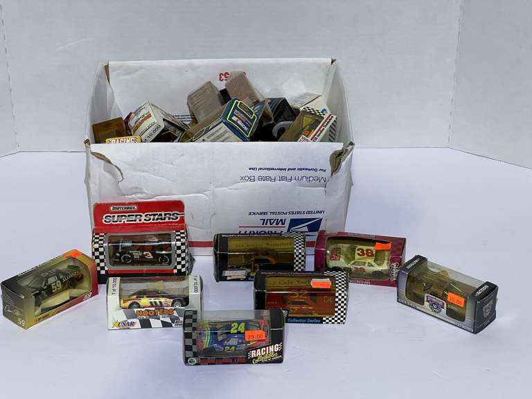 Assorted diecast stock car miniatures, most are in original packaging, see pictures for details. image
