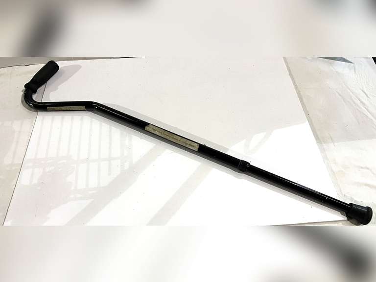 Metal adjustable cane, needs new grip, see pictures for details. image