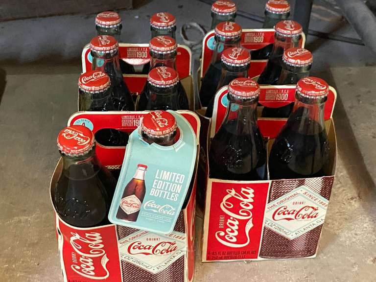 Commemorative Coca-Cola’s, 8.5 ounce, four 4-packs, see pictures for details. image