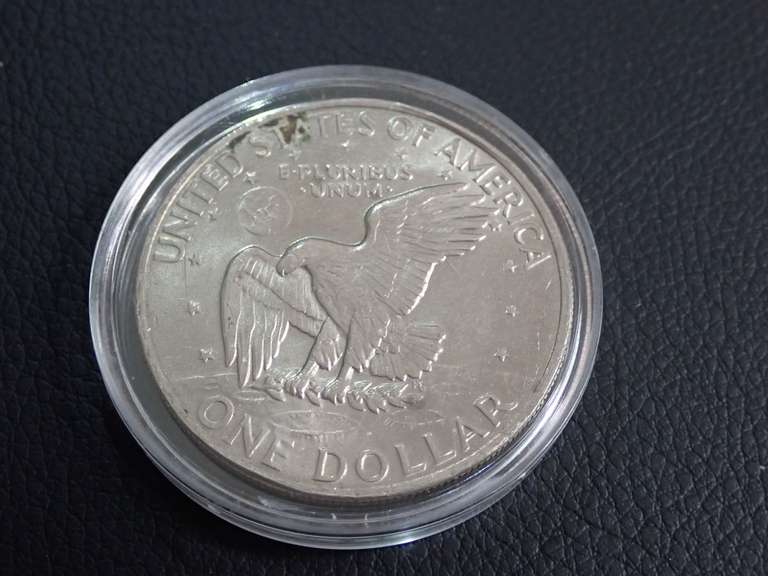 1972 EISENHOWER SILVER DOLLAR COIN