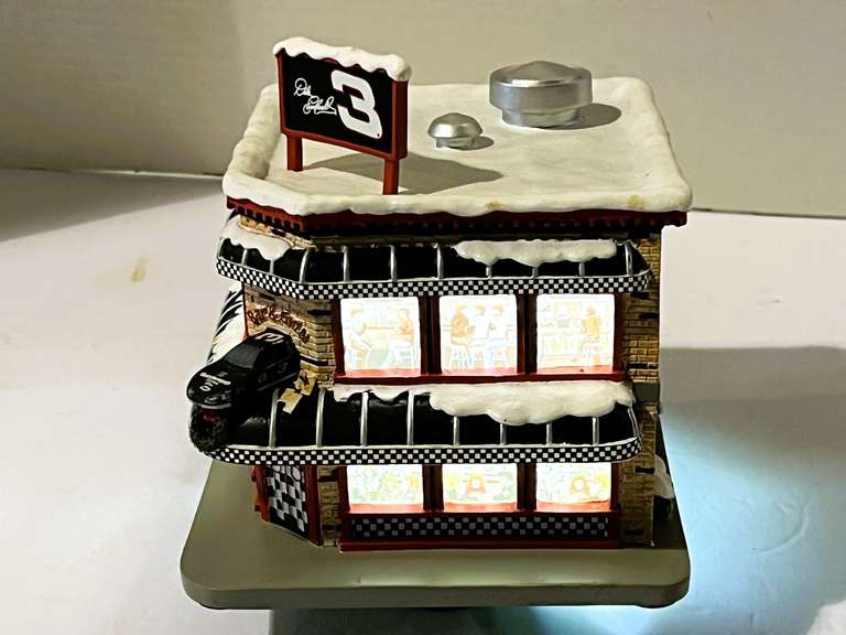 Dale Earnhardt  Christmas village, “Victory Lane Restaurant”, see pictures for details. image