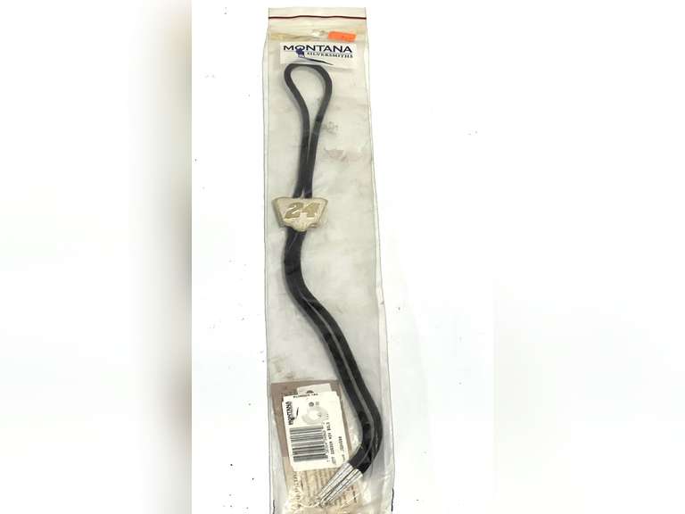 Montana silversmiths bolo tie, #24, see pictures for details. image