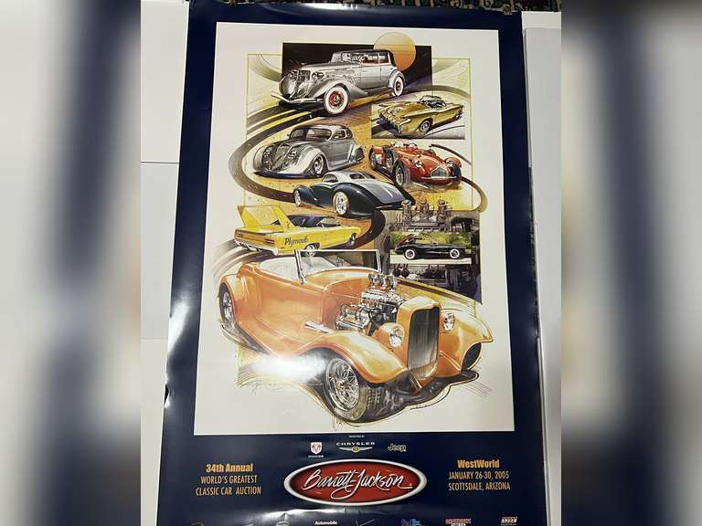 2005 Barrett-Jackson poster, see pictures for details. image