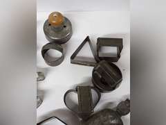Collection of Kremer, Tart Master and other Metal Cookie Cutters