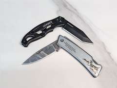 GERBER AND JAPAN BLADE LOCKBACK KNIVES