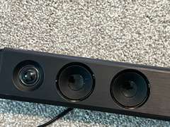 LR… LG sound bar with remote, powers up, see pictures for details.