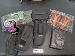KNJ PISTOL HOLSTERS, CONDOR .308 RIFLE MAGAZINE HOLSTER IN ORIGINAL PLASTIC, AND MORE