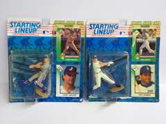 (2)1993 Starting Lineup MLB Figure & Card Sets (Larry Walker & Eric Karros)