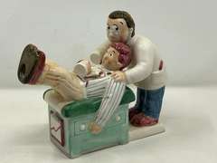 LR…Lotus “doctor” and “patient” teapot, see pictures or details.