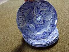 Spode Blue Room Collection Sunflower Plates