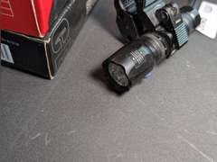 TACTICAL RIFLE MOUNT FLASHLIGHTS AND SIGHT, BOXES ONLY CONTAIN ALLEN WRENCHES / ACCESSORIES