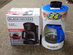 Black+Decker 5-Cup Coffeemaker & Sunbeam Racing #24 Coffee Maker