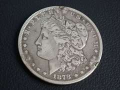 1878-CC MORGAN SILVER DOLLAR COIN
