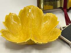 LR… Assorted home decor to include a ceramic figurine, ceramic leaf bowl, tile trivets, and spiritual message decor. See pictures for details.
