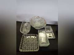 Assorted Glass & Crystal Serving Dishes