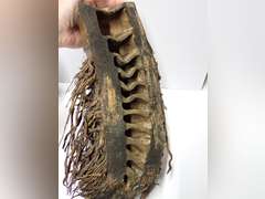 Hand Carved Bamboo Root Mask