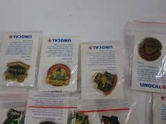 Collection of UNOCAL Dodgers Baseball Pins
