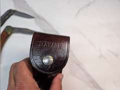 VINTAGE SCHRADE AND GERBER LOCKBACK KNIVES, INCLUDES HOLSTER FOR SCHRADE