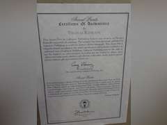 Framed Thomas Kinkade "Flags Over The Capitol" Print