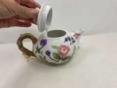 LR… Charter club, “wildflower” teapot, see pictures for details.