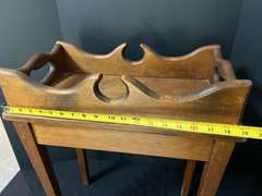 LR… Vintage butler’s tray table, see pictures for details.