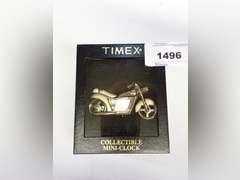 Timex Collectible Motorcycle Mini-Clock