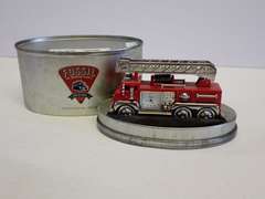 Fossil Fire Truck Collectible Clock