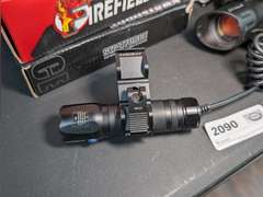 TACTICAL RIFLE MOUNT FLASHLIGHTS AND SIGHT, BOXES ONLY CONTAIN ALLEN WRENCHES / ACCESSORIES