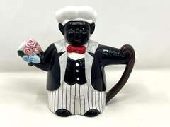 LR… Vintage Craven pottery chef teapot, inside rim of lid (unseen) is chipped, see pictures for details.