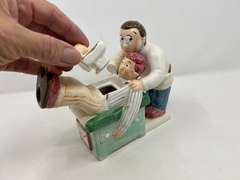 LR…Lotus “doctor” and “patient” teapot, see pictures or details.