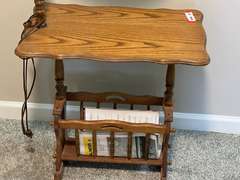 LR… Retro table/lamp/magazine rack combo, the Commodore collection by Rosalco, see pictures for details.