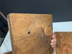 PRIMITIVE WOOD HANGING FALL THEME DECOR