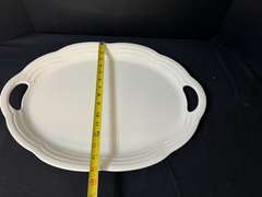 LR… Large Himmark double handled serving platter, see pictures for details.