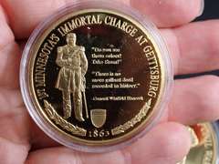 (4) CIVIL WAR SEQUICENTENNIAL COMMEMORATIVE COINS