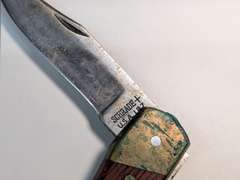 VINTAGE SCHRADE AND GERBER LOCKBACK KNIVES, INCLUDES HOLSTER FOR SCHRADE